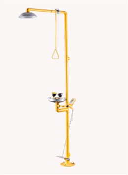 加強防腐復合式304不銹鋼緊急沖淋洗眼器BH30-1011（ABS）