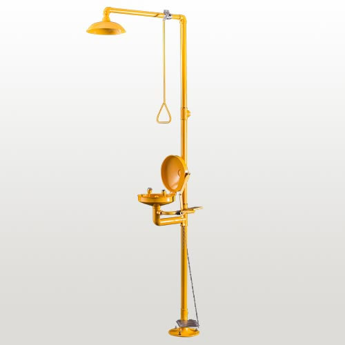 加強防腐翻蓋防塵復合式緊急沖淋洗眼器BH30-2011 加強防腐翻蓋防塵復合式緊急沖淋洗眼器BH30-2011