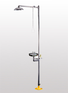 布朗波噴頭去污殺菌復合式304不銹鋼洗眼器BH30-1015 布朗波噴頭去污殺菌復合式304不銹鋼洗眼器BH30-1015